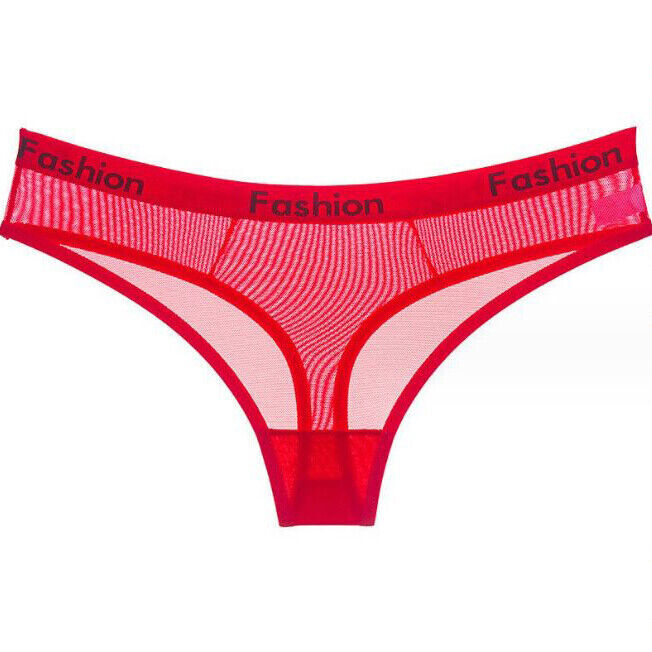 3 5 7 Pcs Lot Sexy Womens Panties Thong G string High Cut See Through Underwear