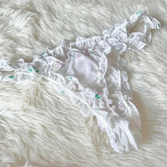 Victoria’s Secret Y2K Mesh Rosette Thong Panty
