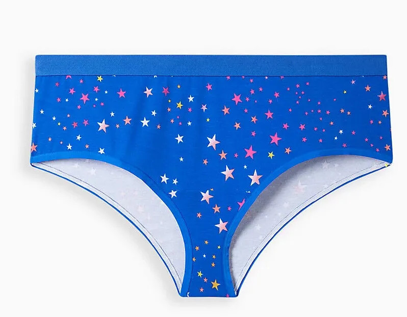 Torrid COTTON MID-RISE CHEEKY PANTY sz 1x 2x 3x plus