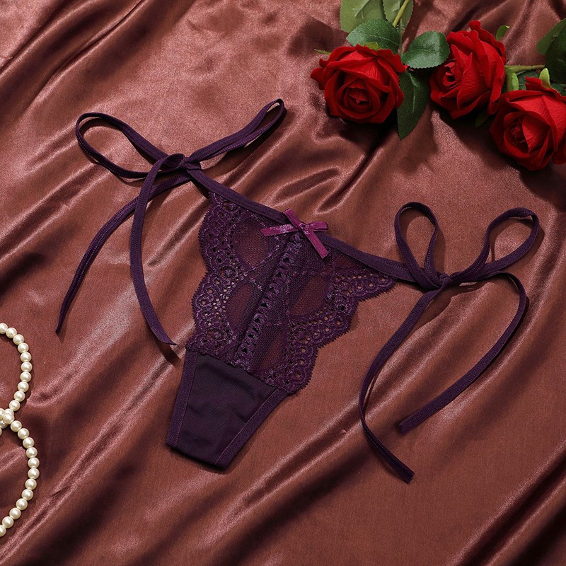6 Pack Lot Sexy Ladies Womens Lace Panties Thongs G string Underwear Lingeries
