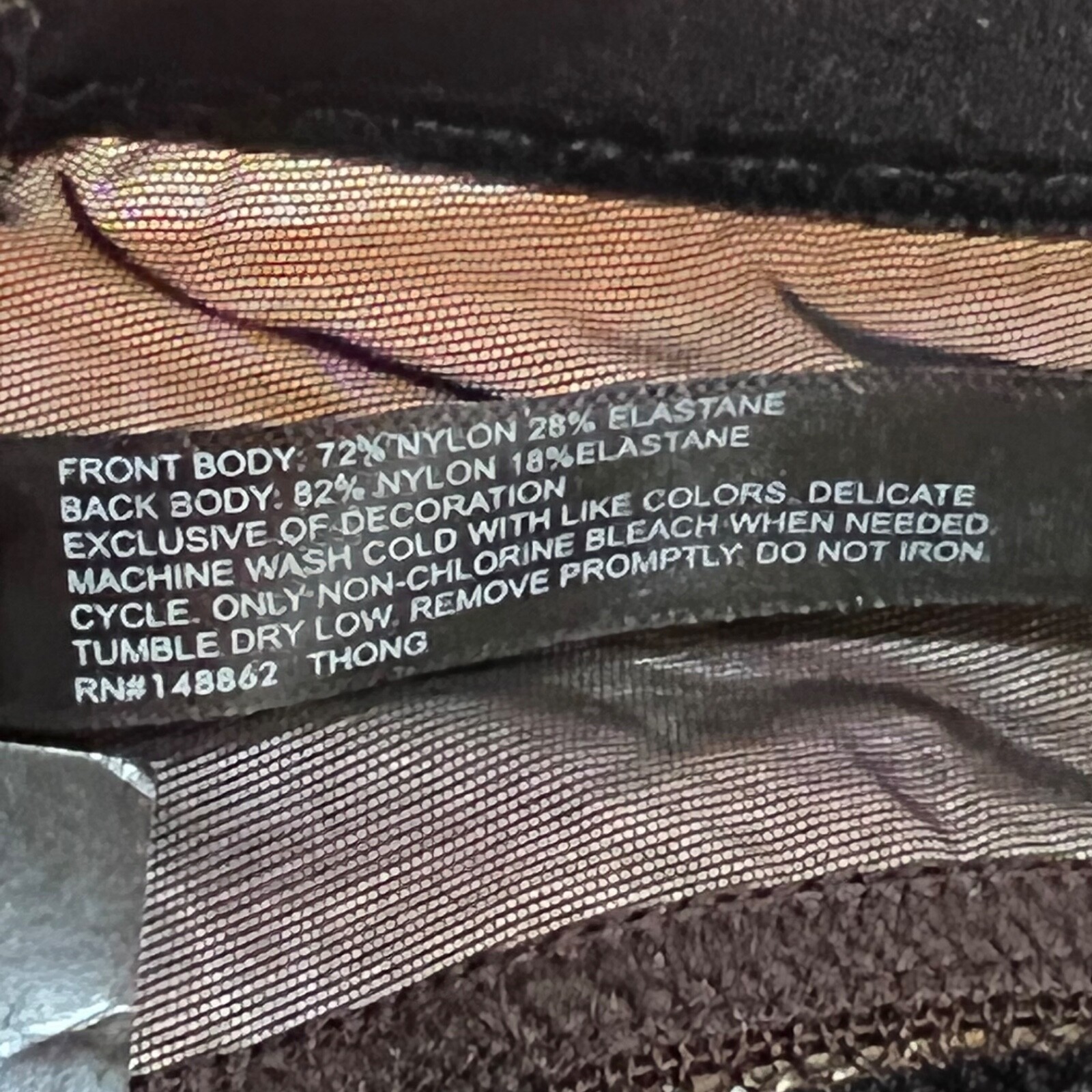 NWT TORRID Thong Pantie Sz 0X-1X-2X-3X-4X Black Print Sheer Mesh