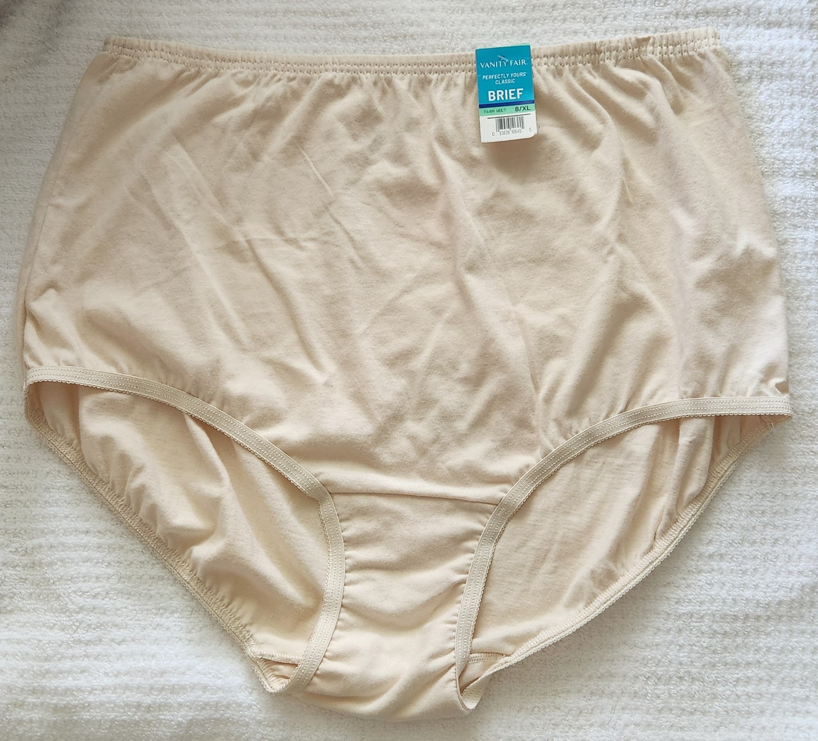 Vanity Fair Women’s Panty Size 8 XL Perfectly Yours Classic 100% Cotton Brief