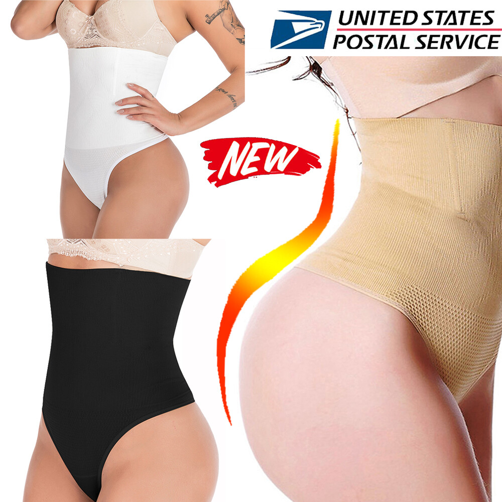 Women’s Waist Tummy Control Thong Body Shaper Panty Trainer Butt Lifter Enhancer