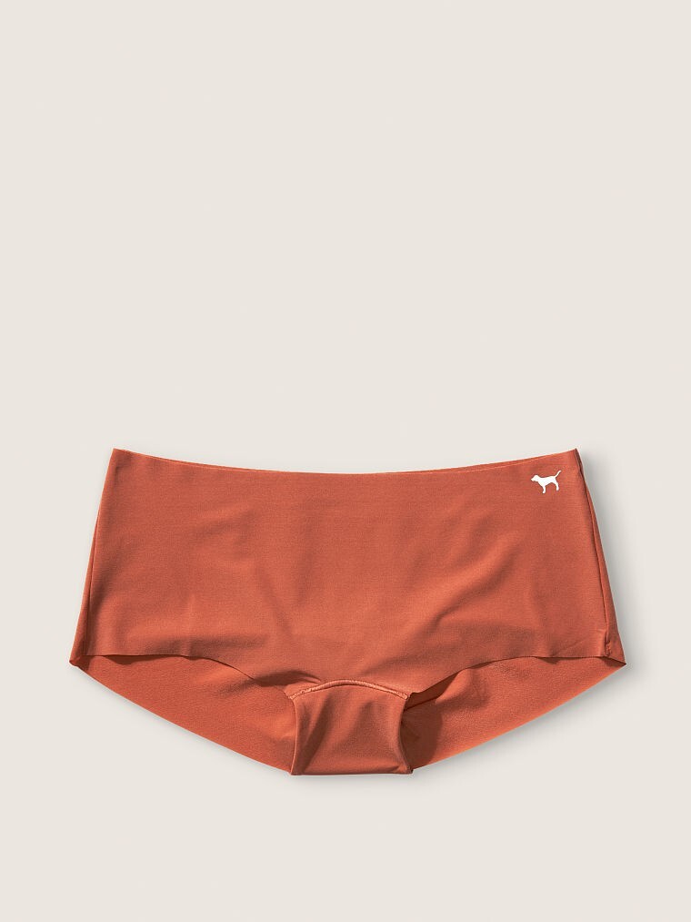 XL NOSHOW Fall Chestnut Spice Stretch Victorias Secret PINK Boyshort Brief Panty