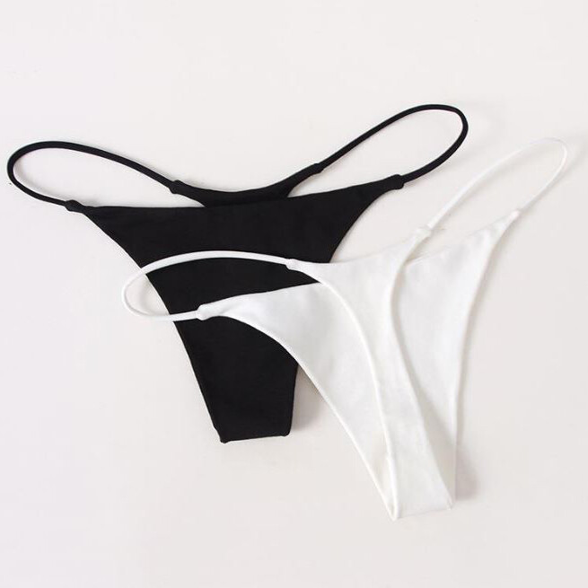 6 Packs Lot NEW Women Lingerie Thong G-string Briefs Bikini Panties Underwear