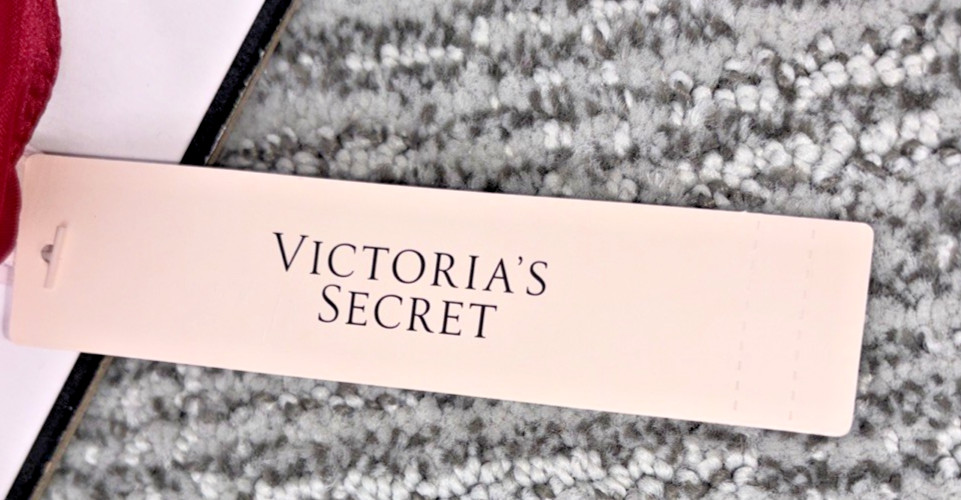 Victoria’s Secret Very Sexy NWT XL Red Sparkle Crystal Shine Strap Thong Panty