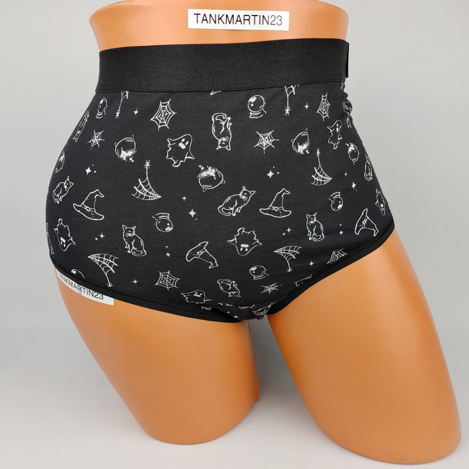 LANE BRYANT CACIQUE PLUS 14/16 COTTON FULL BRIEFS WITCH CAT GHOST PANTY PANTIES