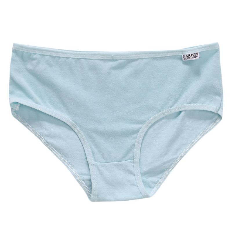 Womens Girls Cotton Underwear Brief Solid Panties Breathable Underpants L Size