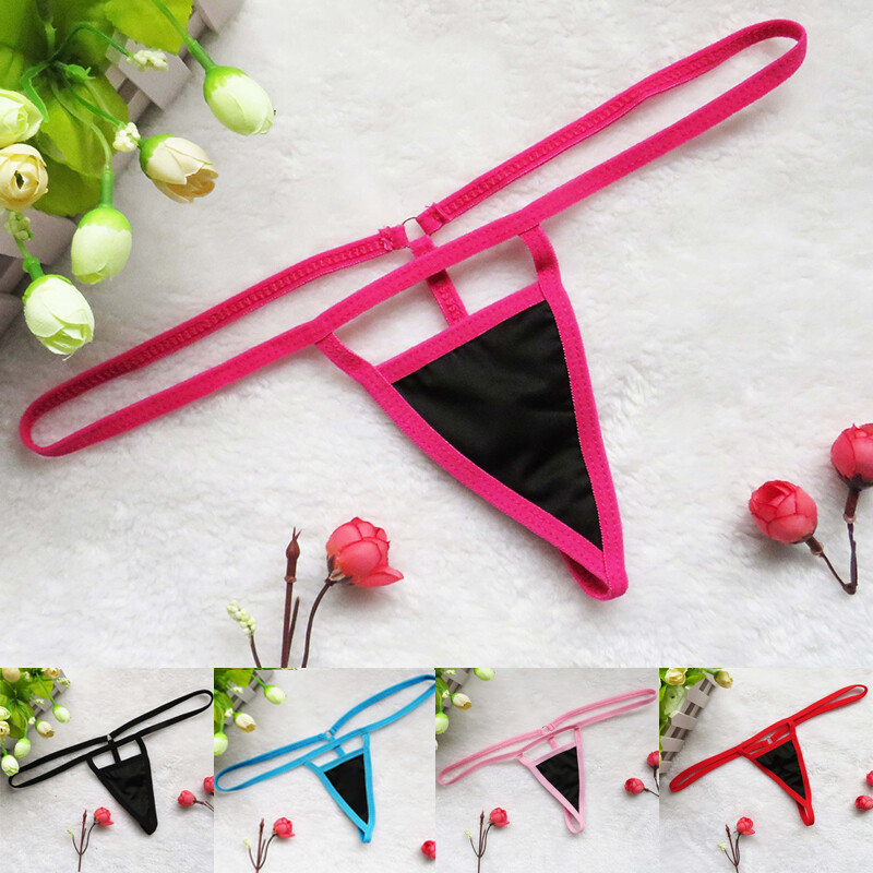 5 Pack Lot Sexy Womens Mini Micro Panties Thongs Tiny G-strings T-back Lingeries