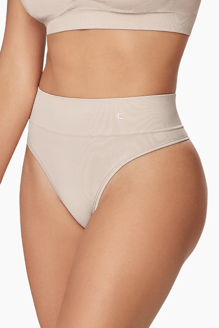 Seamless Thongs Bundle 5 Panty Med Pure Shape Thong Durable Quality and Comfort