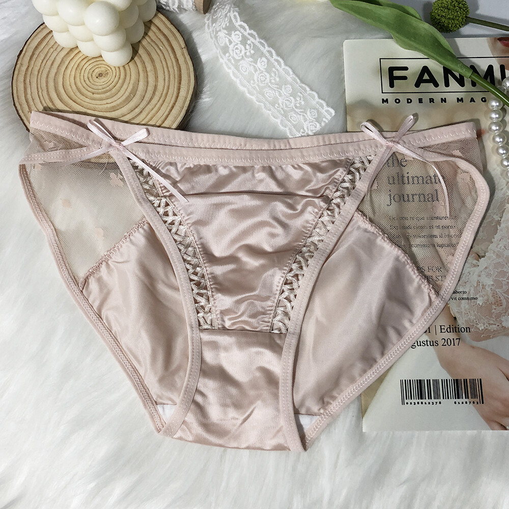 Pack Of 5 Womens Sexy French Satin Panties Briefs Underwear Lot String Bikinis