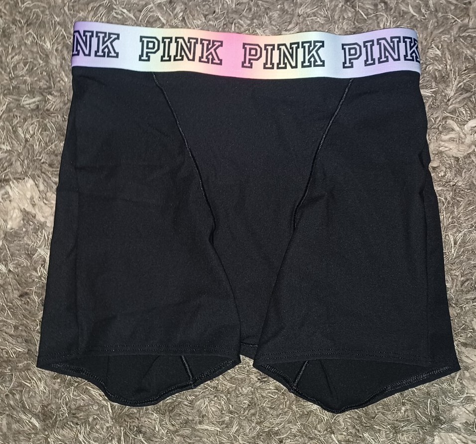 Vs Pink logo Rainbow boxer brief new size Xs Black