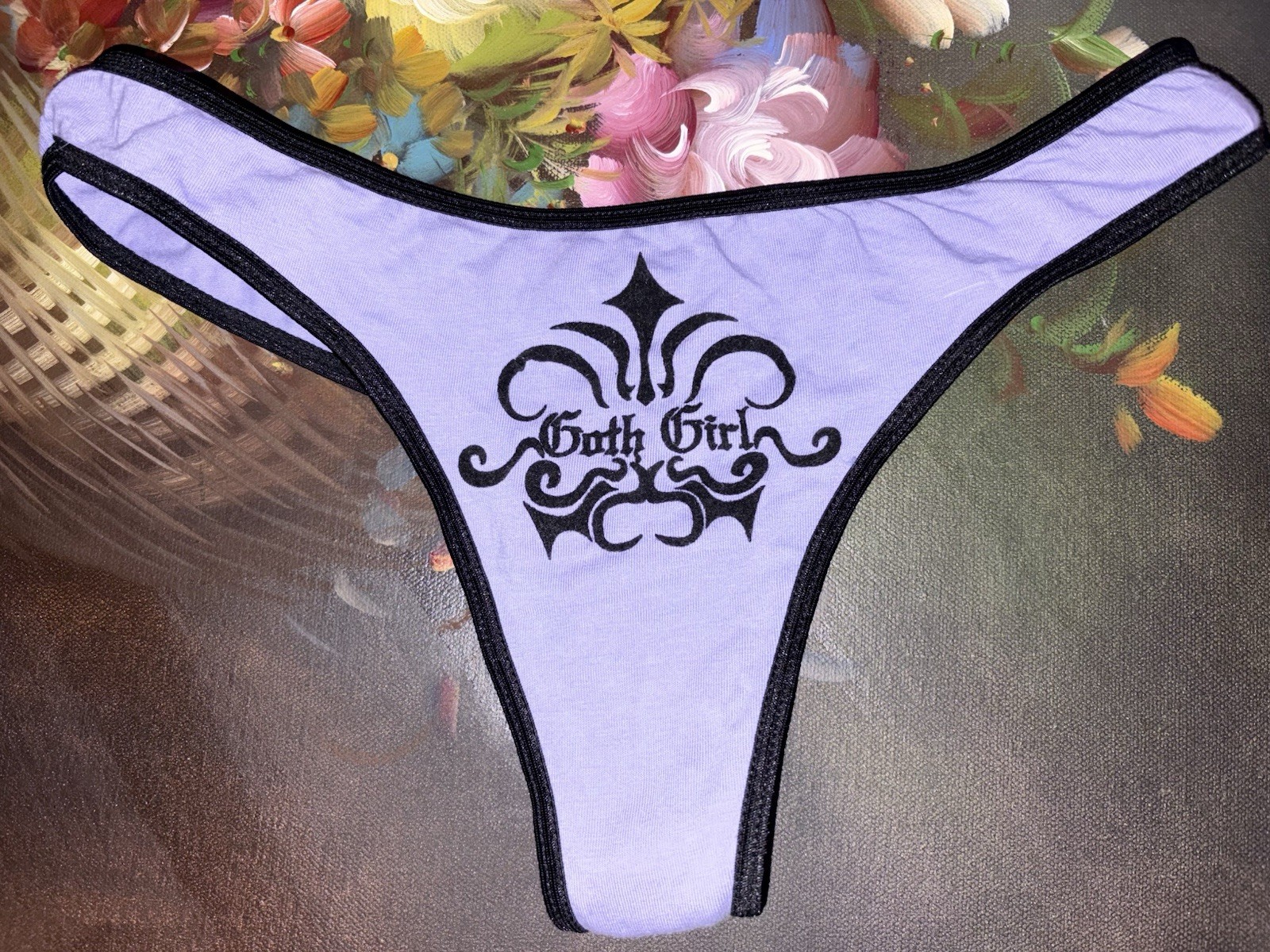 Candie’s Goth Girl Y2K Cotton Bikini S Thong Vintage String Panties Underwear