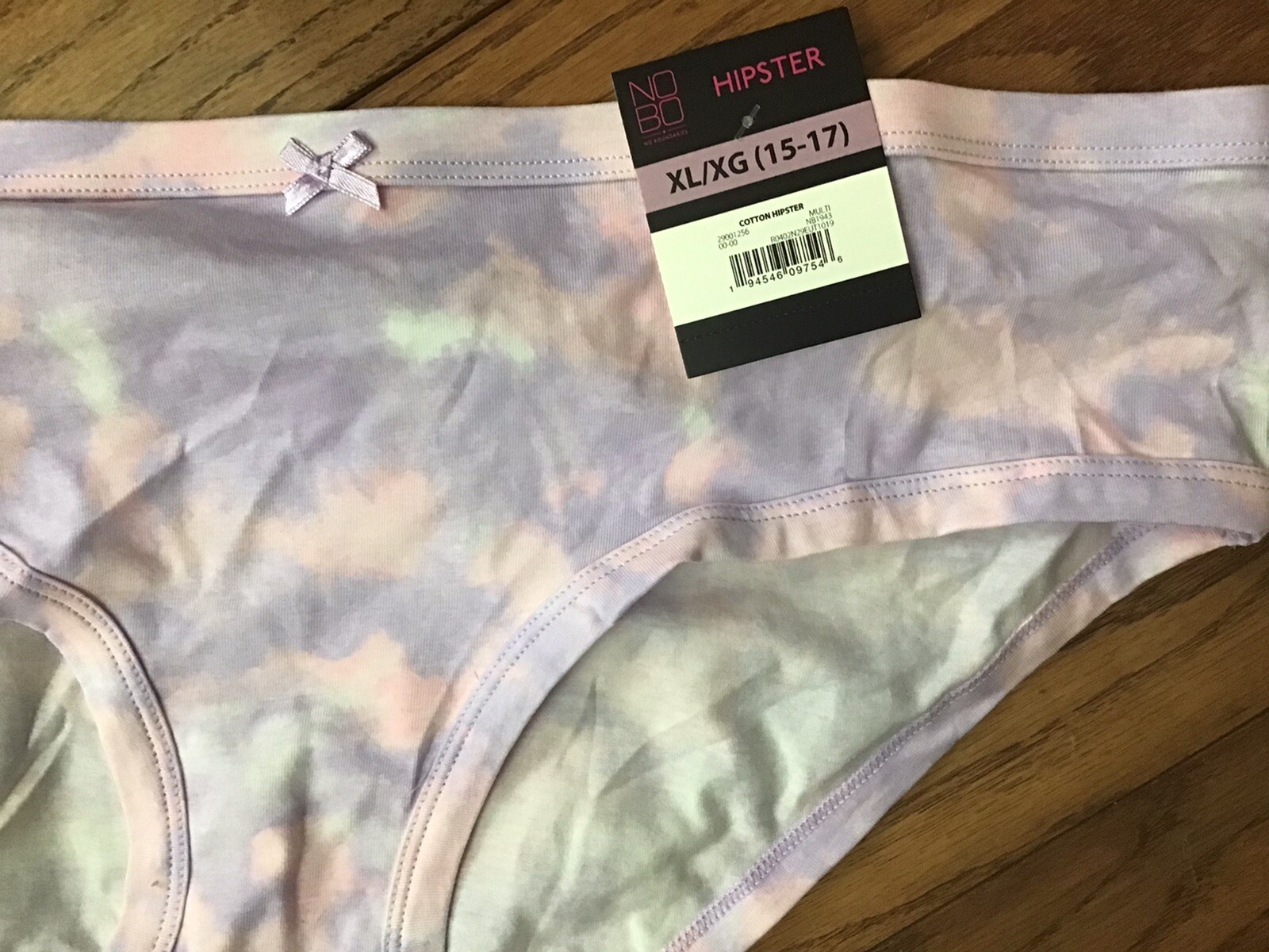 NWT NOBO No Boundaries Hipster Panties Size XL (LOT OF 3 Hipsters) (J1-6)