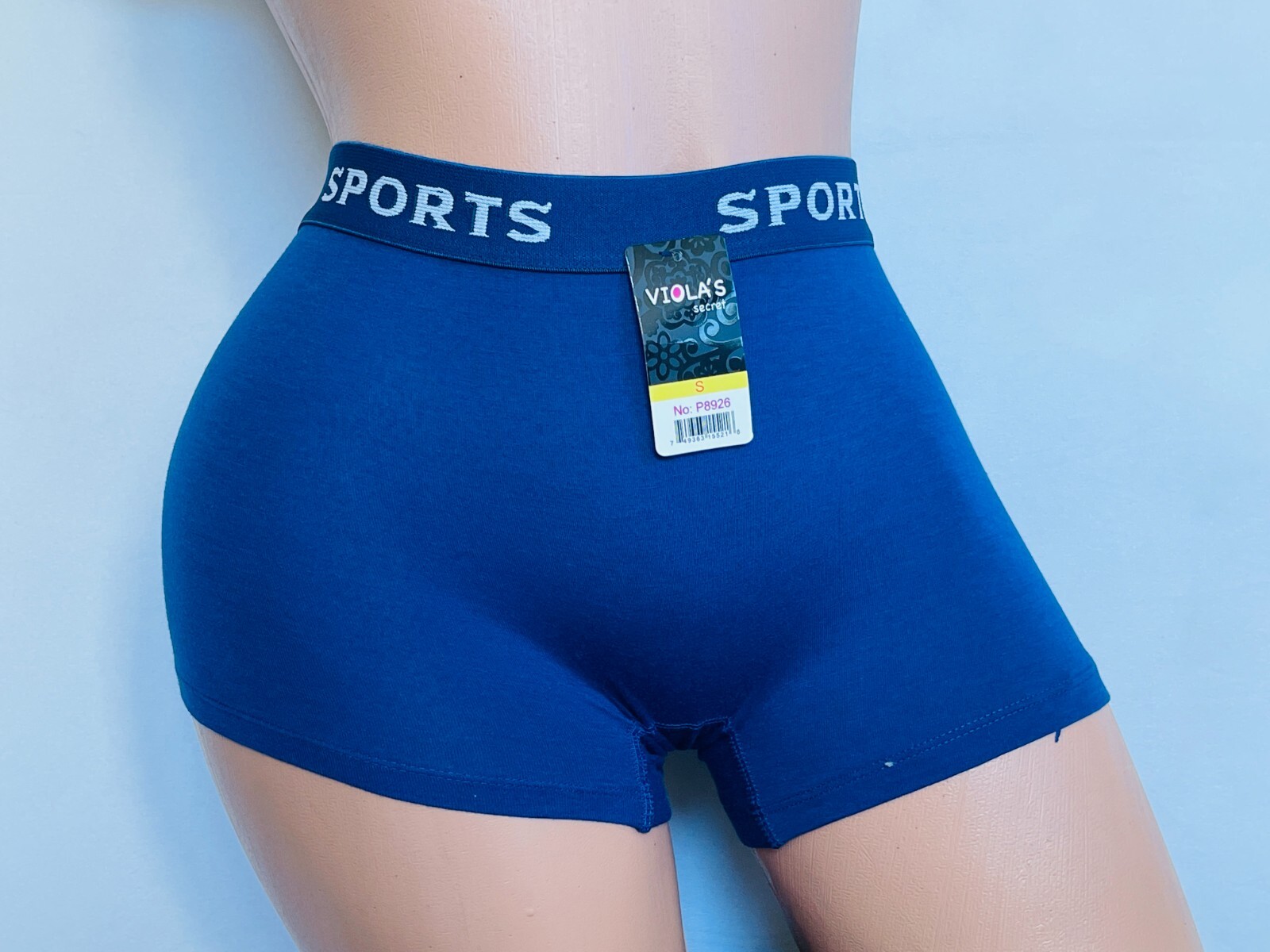 6 Boyshort Sports High Waisted Yoga Short Boxer Panties Undies Underwear 95 S-3X
