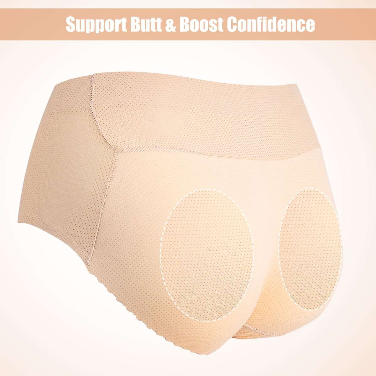 Women Padded Butt Lifter Panty Ass Hip Enhancer Briefs Underwear Booty Shaper