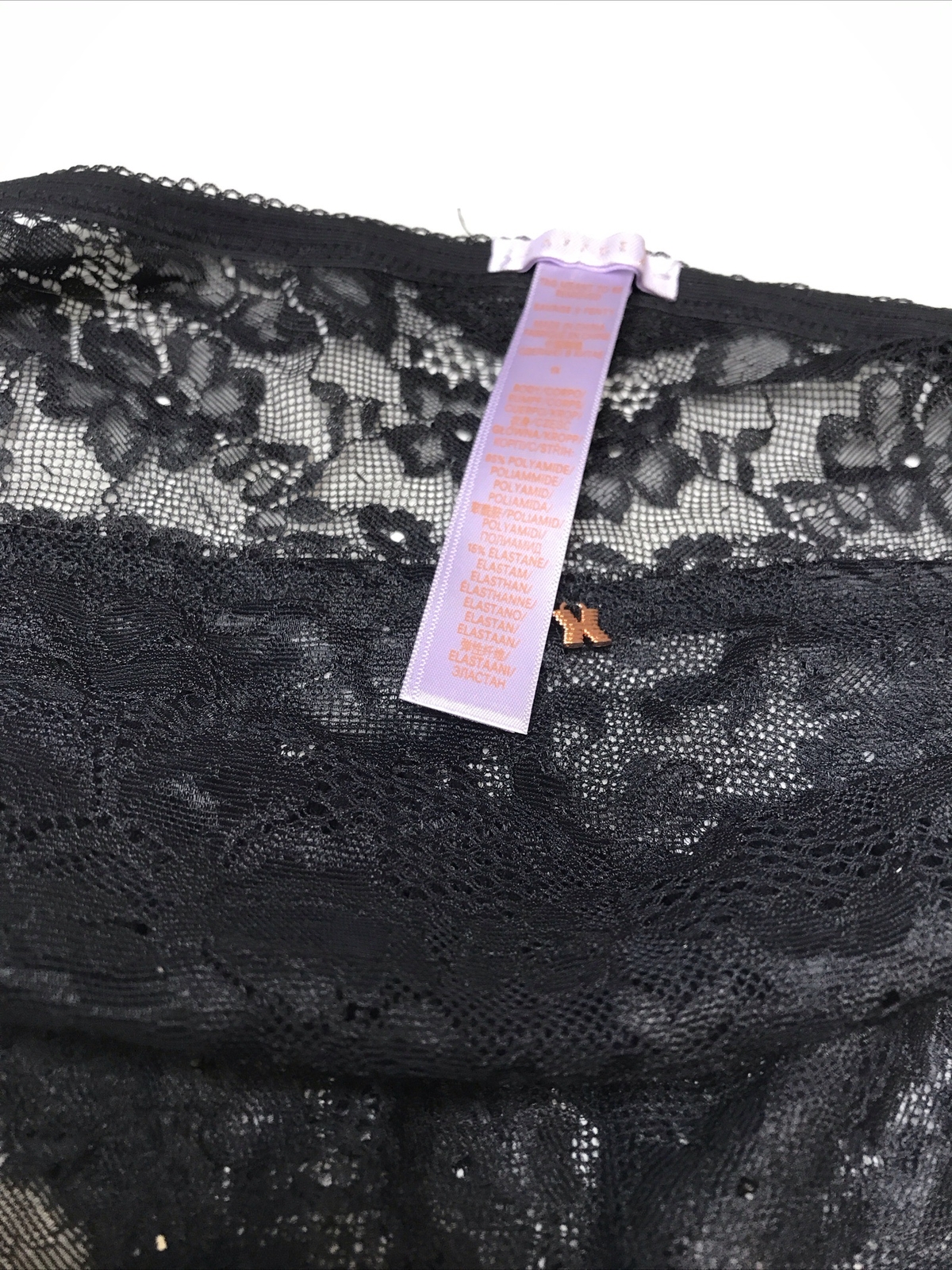 Savage X Fenty Lace 1X Black Panties Sexy Lingerie Extra Large Sissy Second Skin