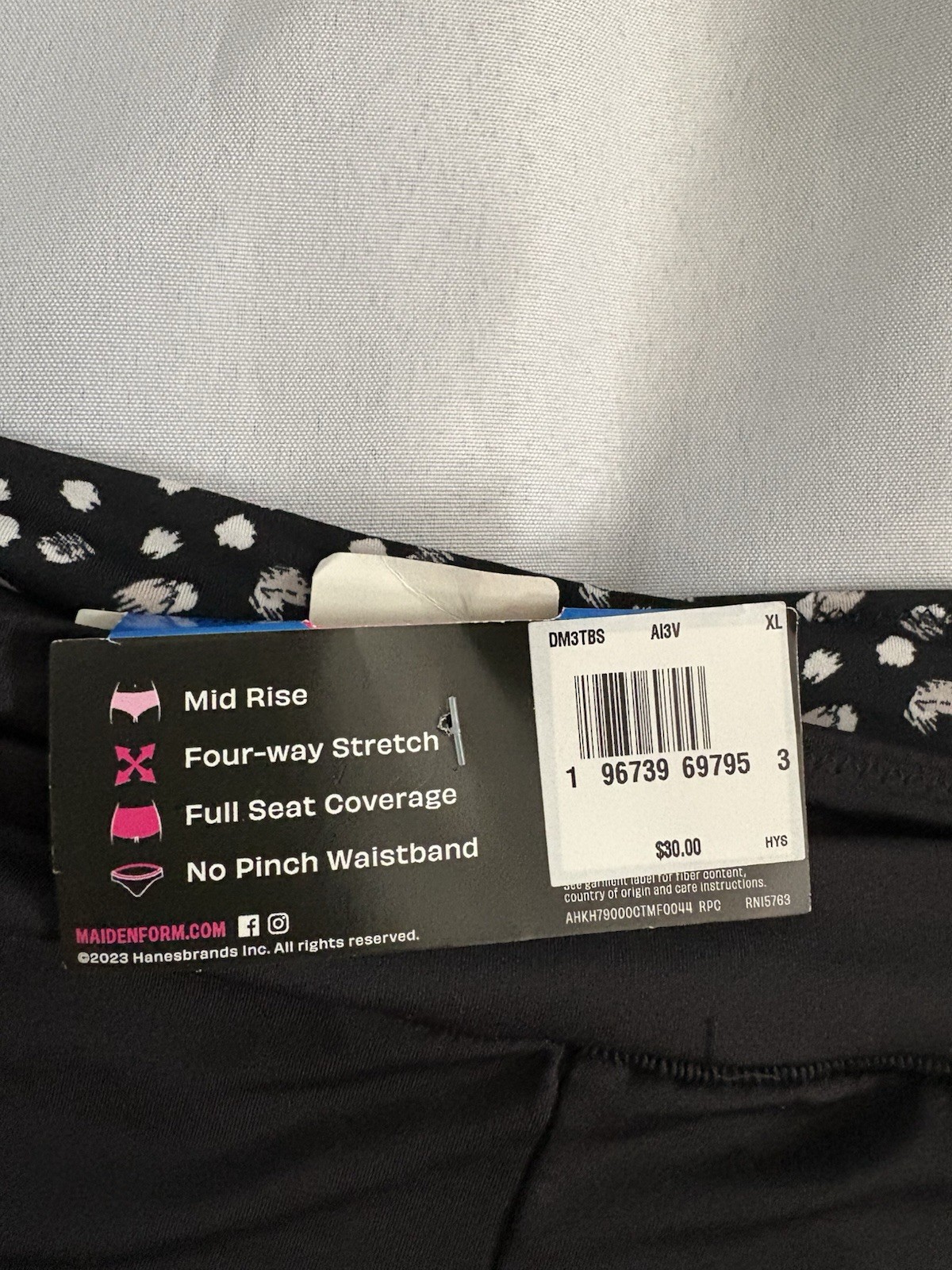 NEW Maidenform Everyday Luxe BoyShorts Size XLarge Multi-Color DM3TBS 3 Pair