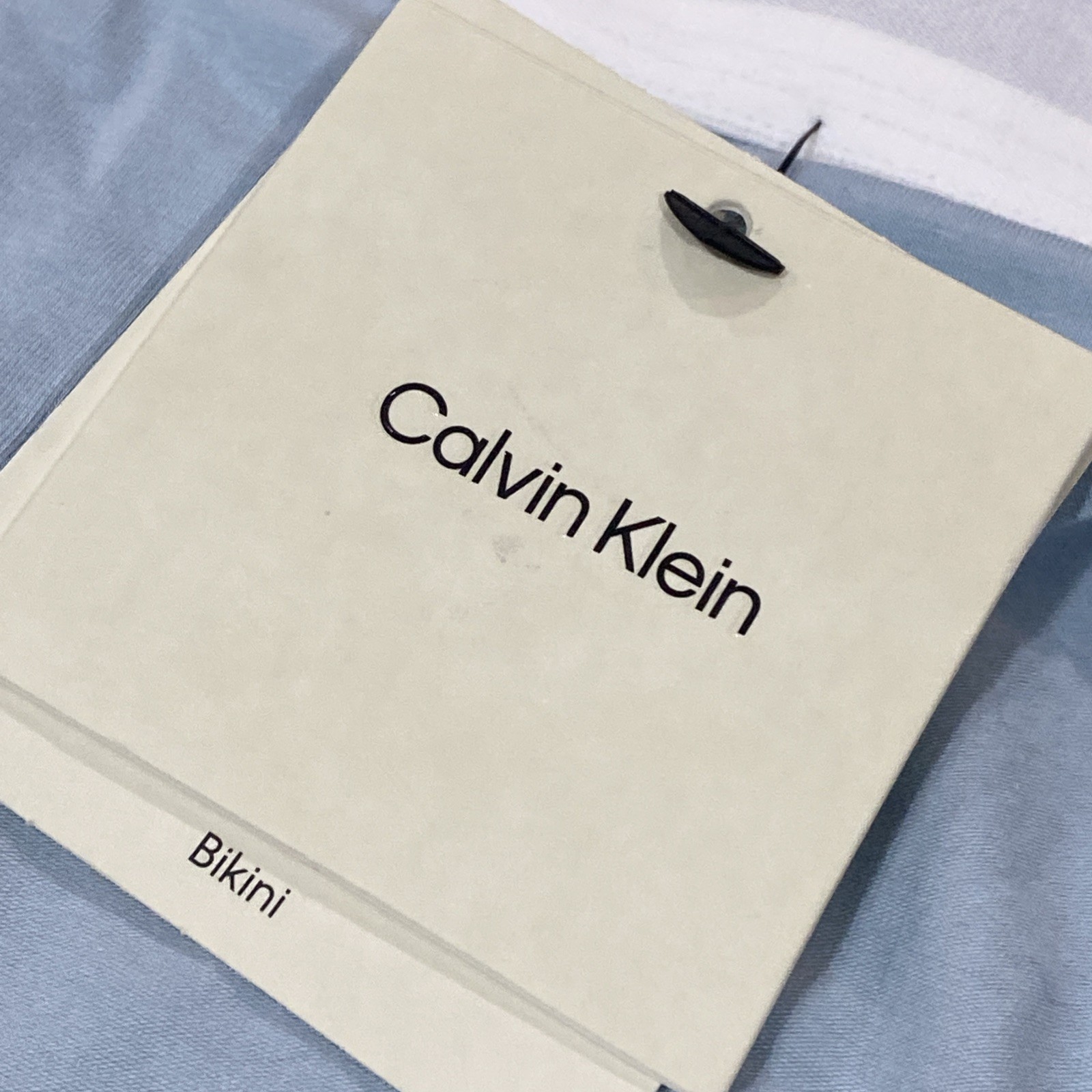 Calvin Klein Cotton Bikini F3787 Sterling Blue Medium 2 for $28. Free Shipping