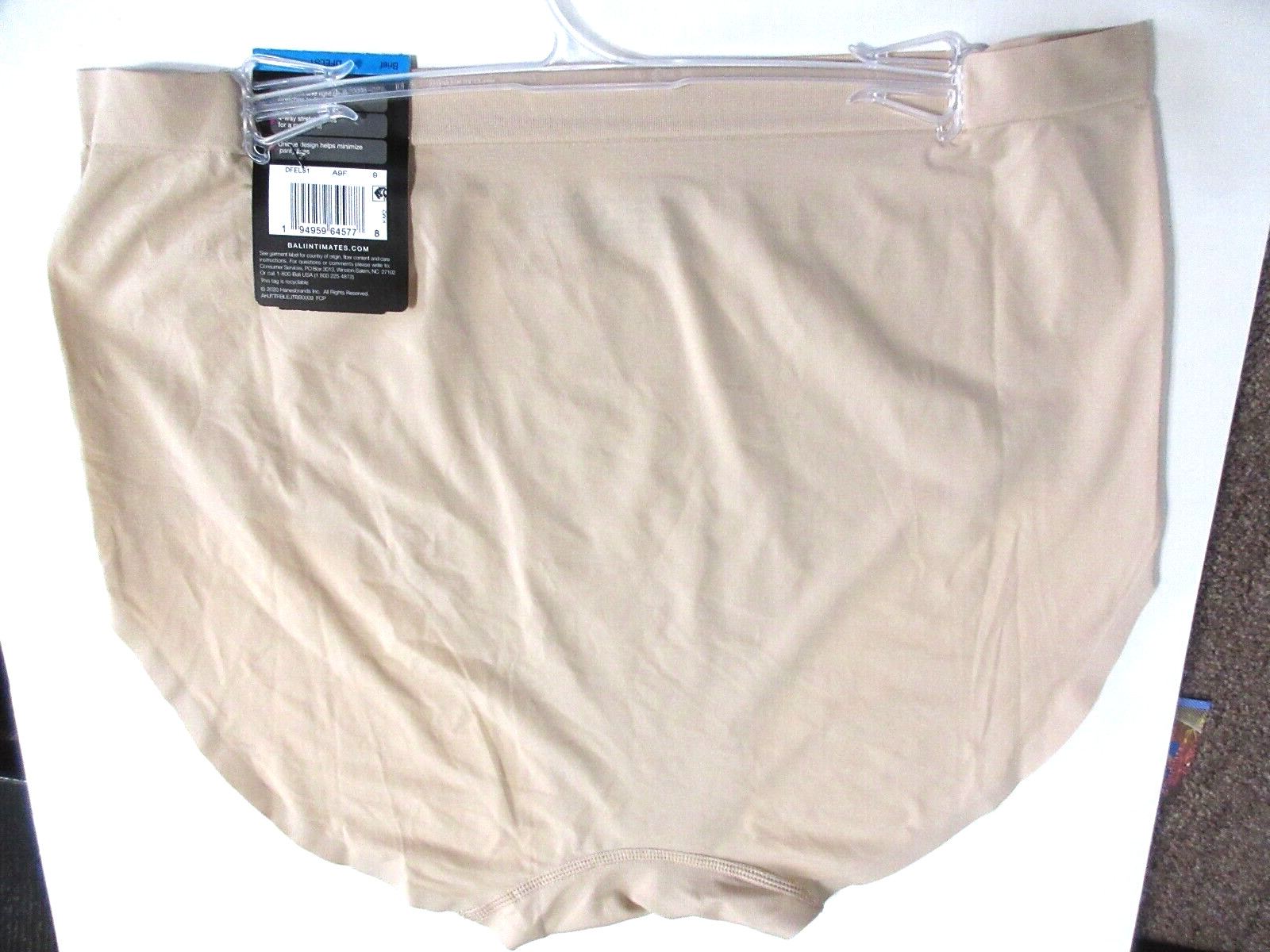 Bali BRIEF Underwear Easylite no lines Comfort seamless DFELS1 beige Nylon 2X/9