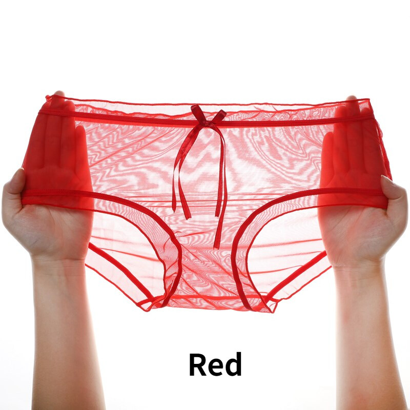 3 Pcs Lady Sexy Mesh Knickers Briefs See Through Underwear Panties Lingerie Sexy