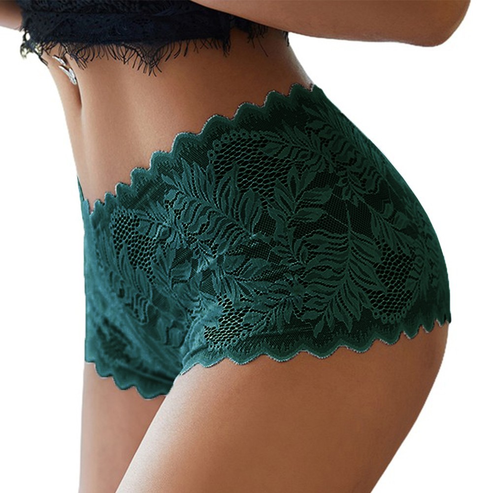 Women Panties Boxer Briefs Underwear Breathable Comfortable Knickers Lace
