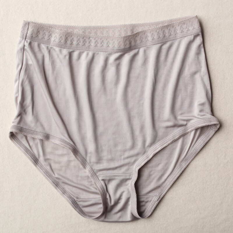 4 Pairs Women Ladies Knitted Silkworm Silk Briefs Knickers Panties High Waist