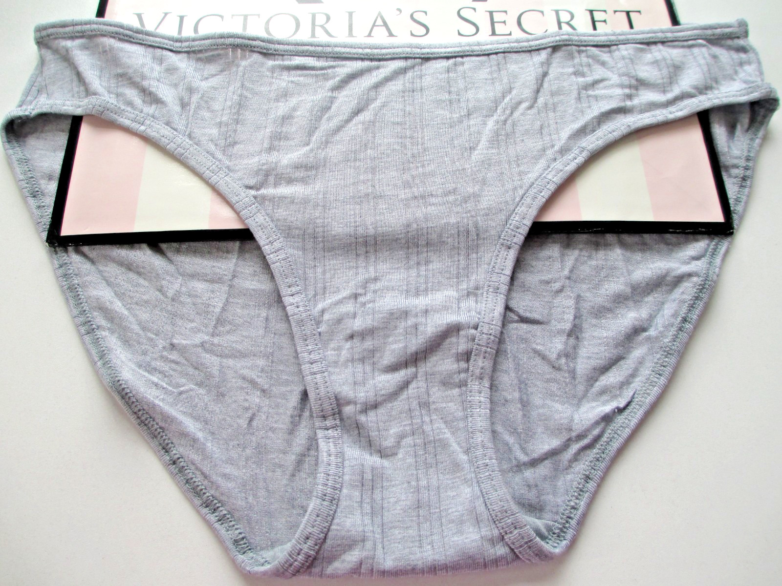 VICTORIA’S SECRET Modal Bikini Panty S M L XL Gray NWT Heather VS Soft