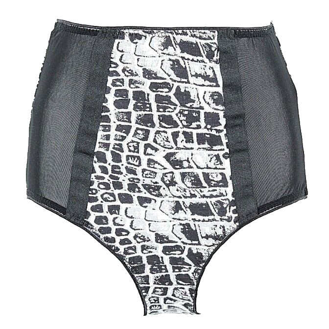 Underprotection Panty NEW $55 XS Black Multi Selma Hipster Viscose Blend Panty