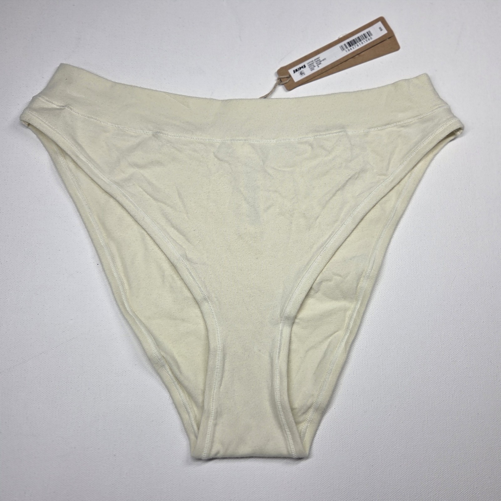SKIMS Cotton Jersey Cheeky Tanga Bone Medium NWT