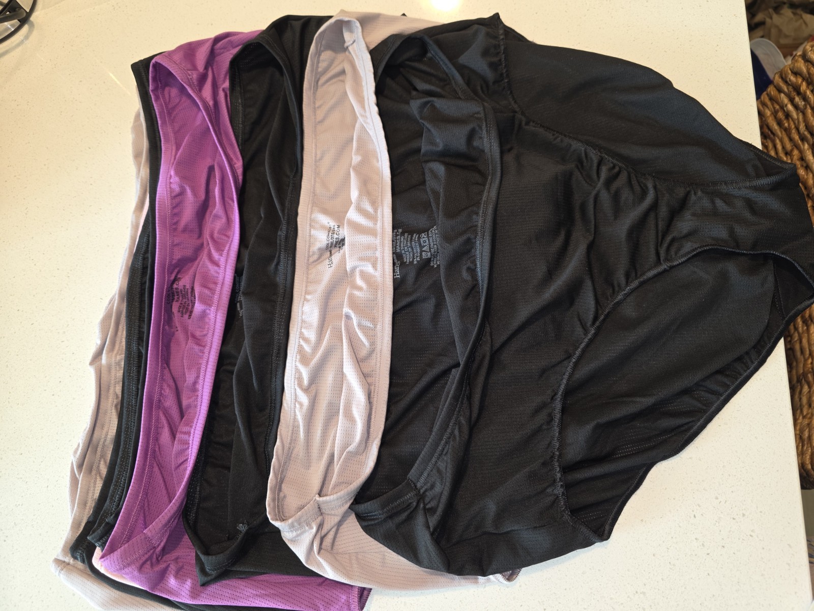 Lot Of 8 Hanes Cool Comfort Ladies Hipsters NWOT Size 10/3XL