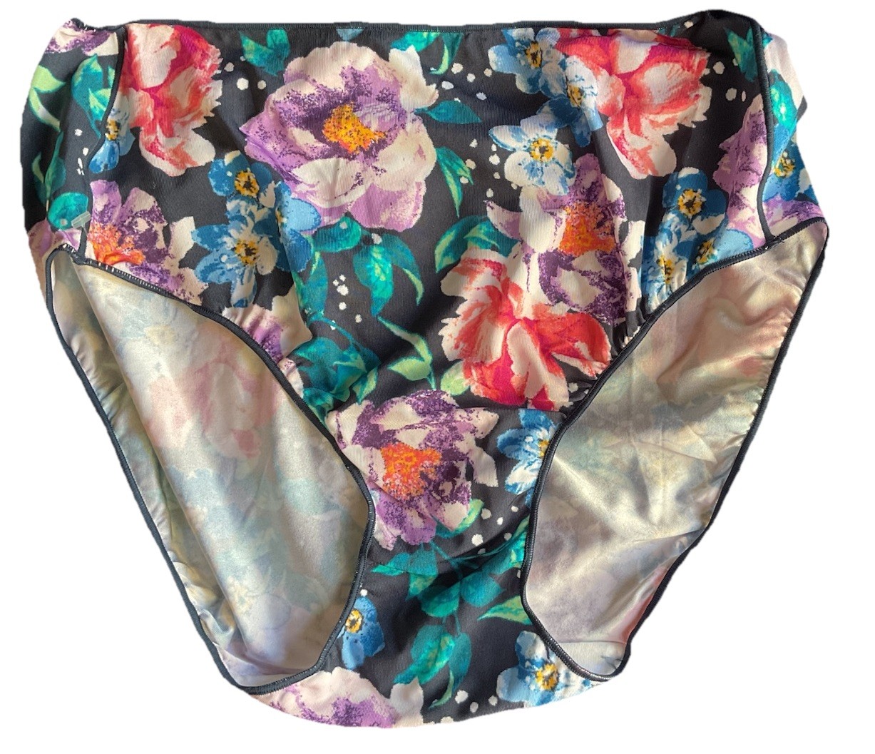 NEW Jockey No Panty Line Promise Floral Hi-Cut Panties- 8