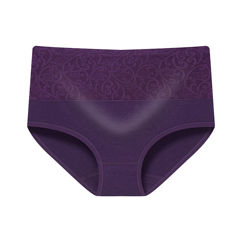 3 Pack Women’s High Waist Cotton Panties – Full Coverage Briefs Underwear S-4XL