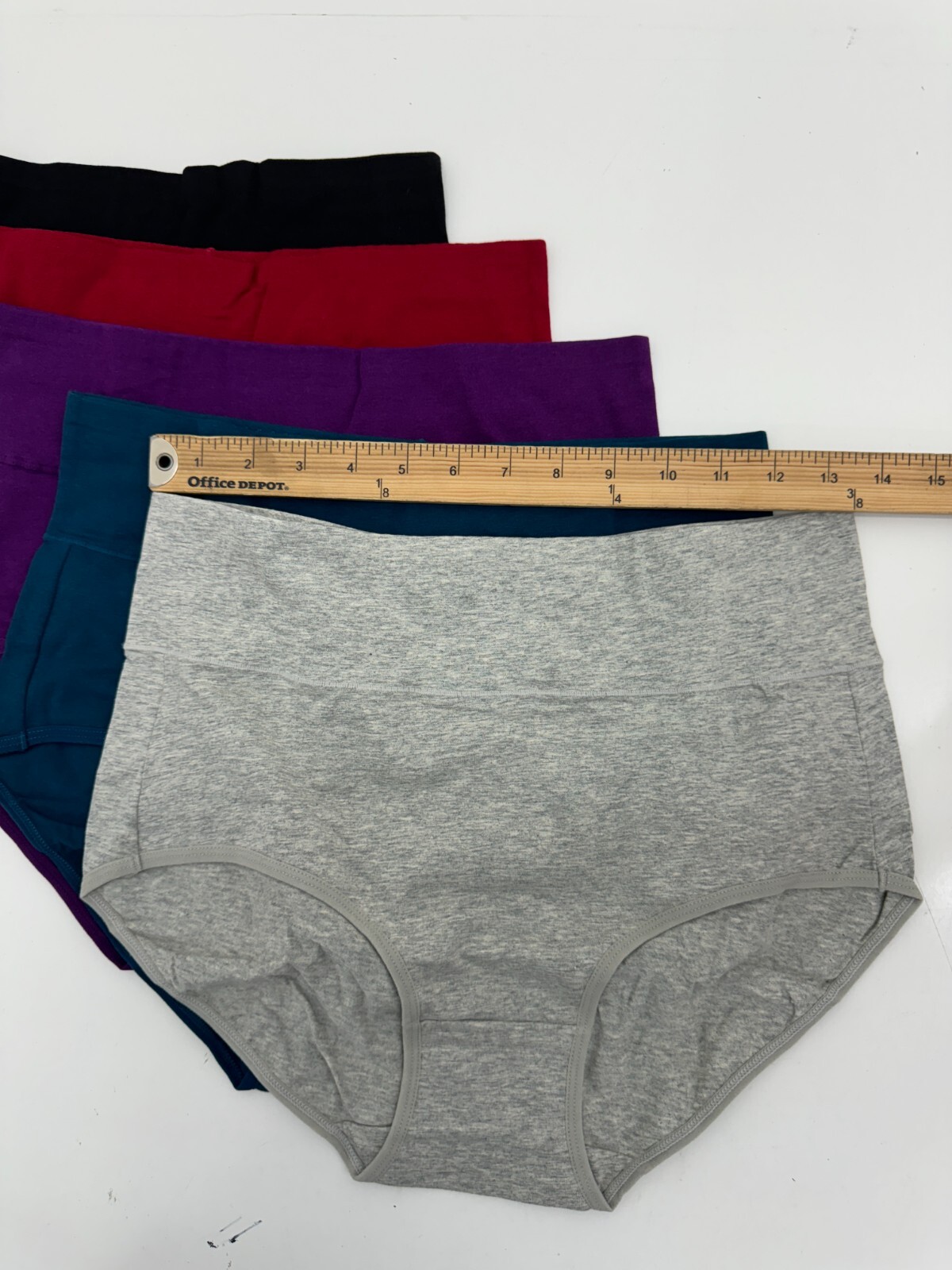 Shein 5 Pack Multicolor Brief Underwear Womens Size XL