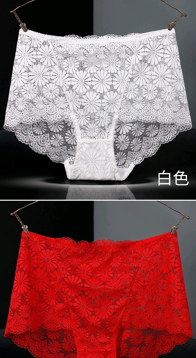 Sexy Lacey White Large (Waist 25.5-31.5 inches) Panties US Seller
