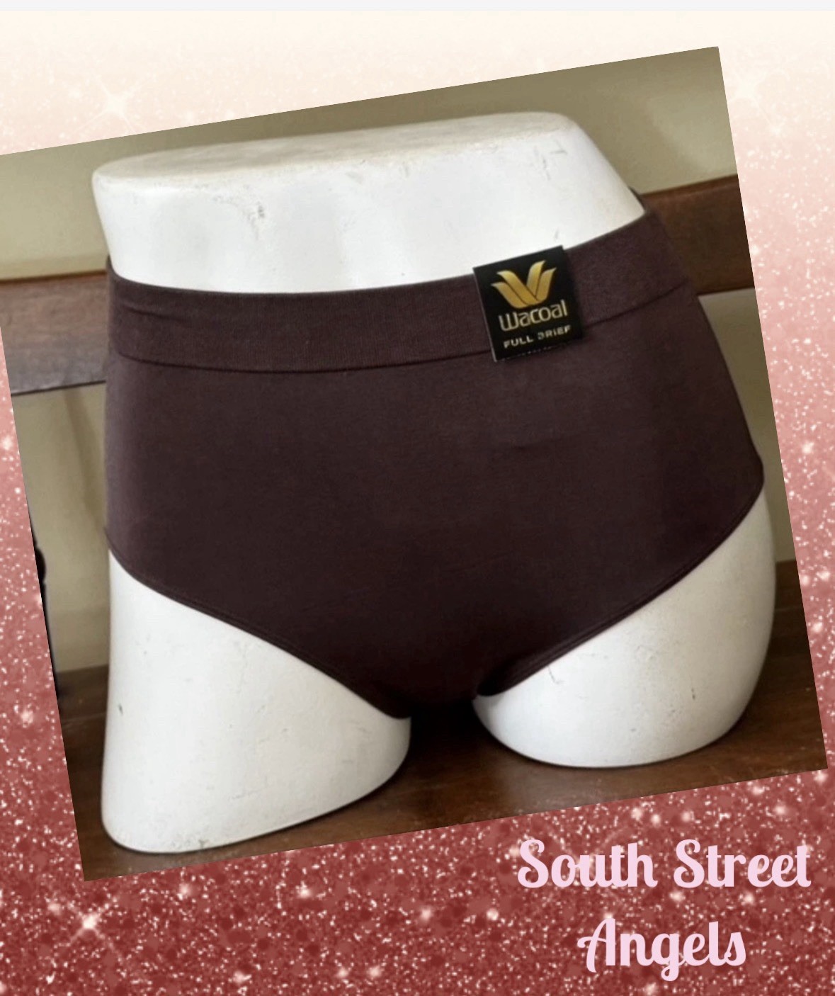 WACOAL 838175 HOT FUDGE BROWN ~ B-SMOOTH FULL BRIEF PANTIES ~ XL