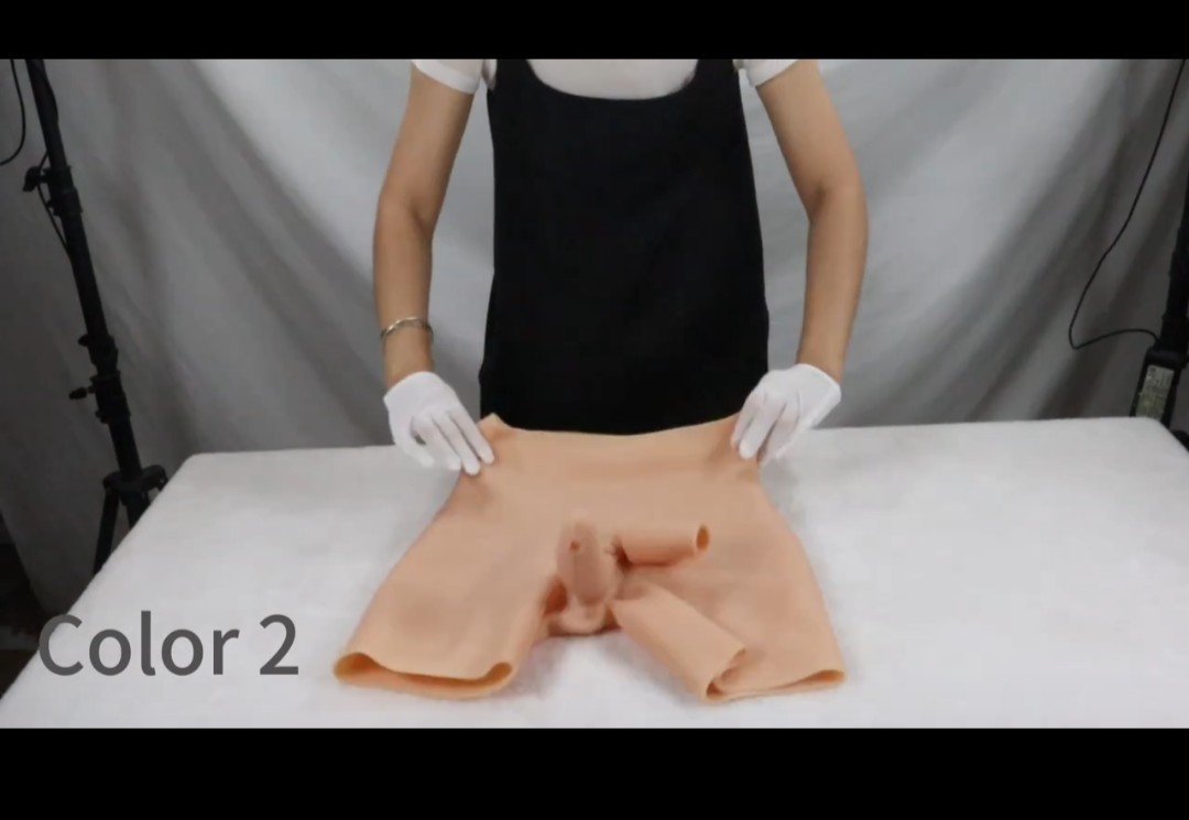 Silicone Realistic Fake Vagina Pants Cosplay Underwear Crossdressing Transgender