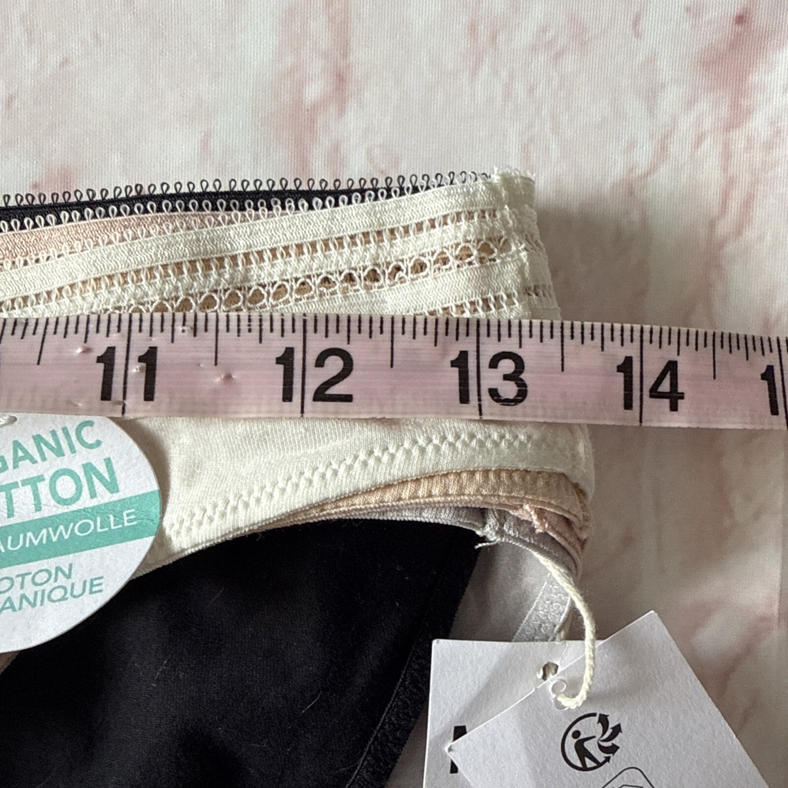 Dorina Organic Cotton Brief Panties Bundle 5 Pk Black Beige Gray Neutral