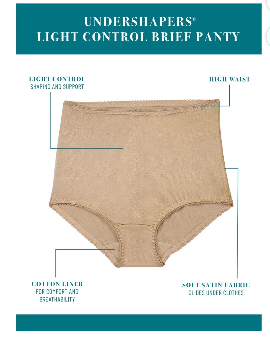 Vanity Fair Radiant ~ Womens Brief Underwear Panties 3-Pair Nylon (F) ~ 5XL/12