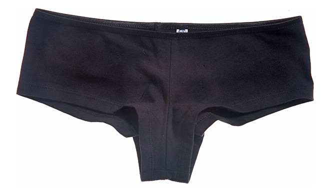 Bella Womens Cotton Spandex Black Shortie Boyshorts Large 3pk