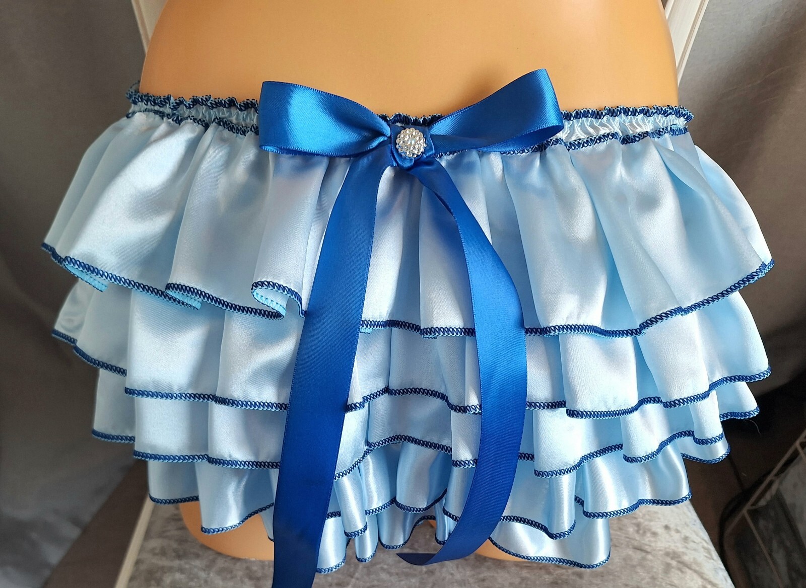 🌸MADE TO ORDER “SATIN Ruffle Bum SISSY Knickers any colour, any size🌸