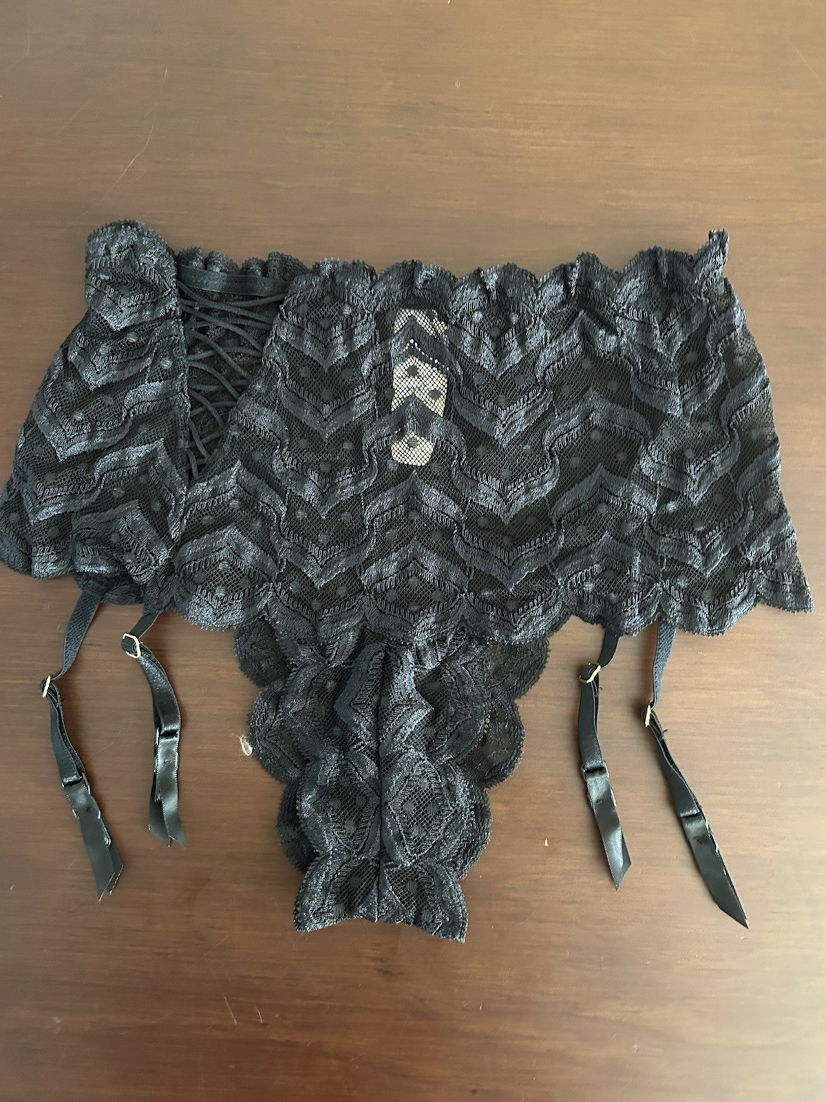 VICTORIA’S SECRET Garter Panty XS/ S Gorgeous Sexy Classic NWT Bonus Stockings