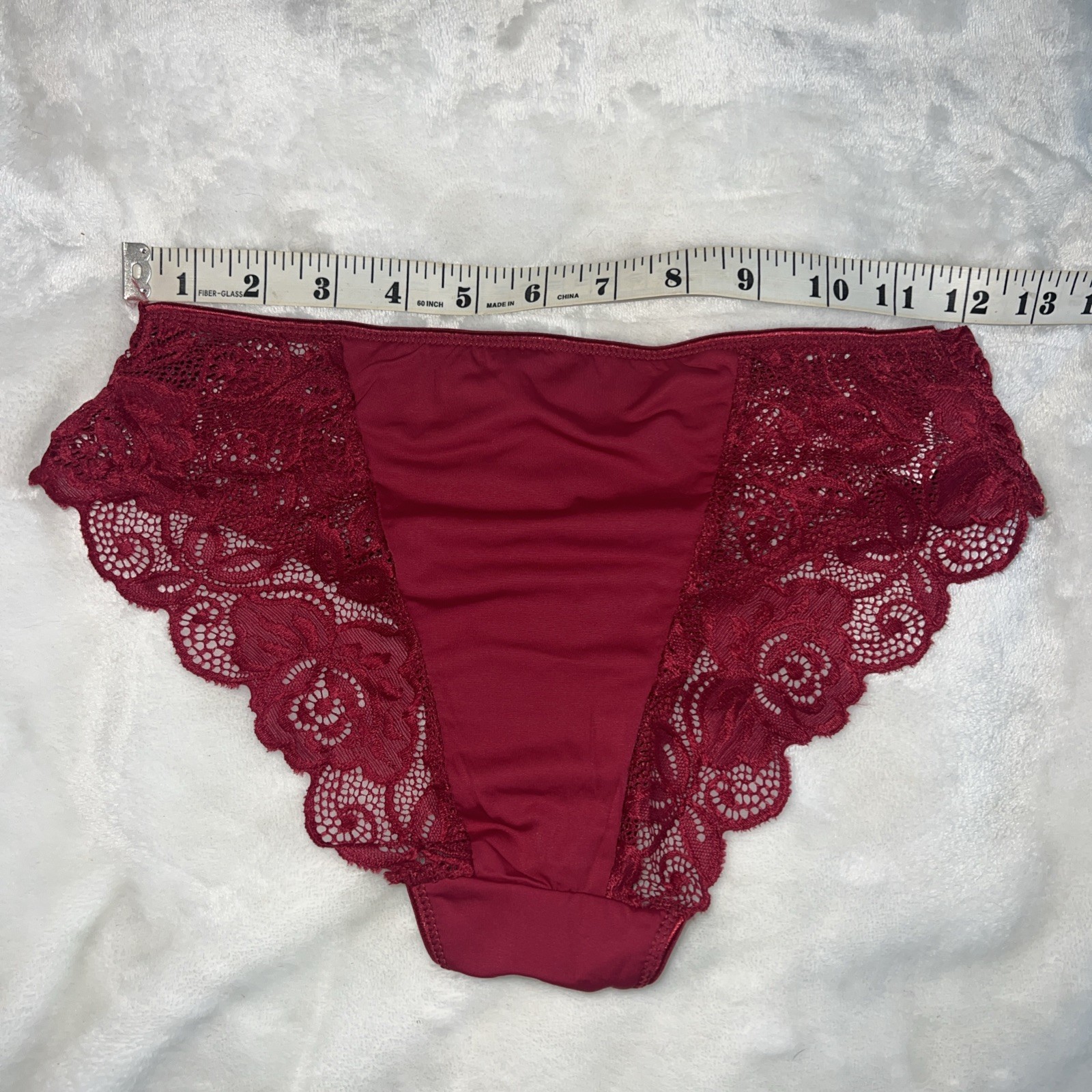 SHEIN 6 Pack Women’s High Waist Lace Underwear Stretchy Briefs Full Coverage L