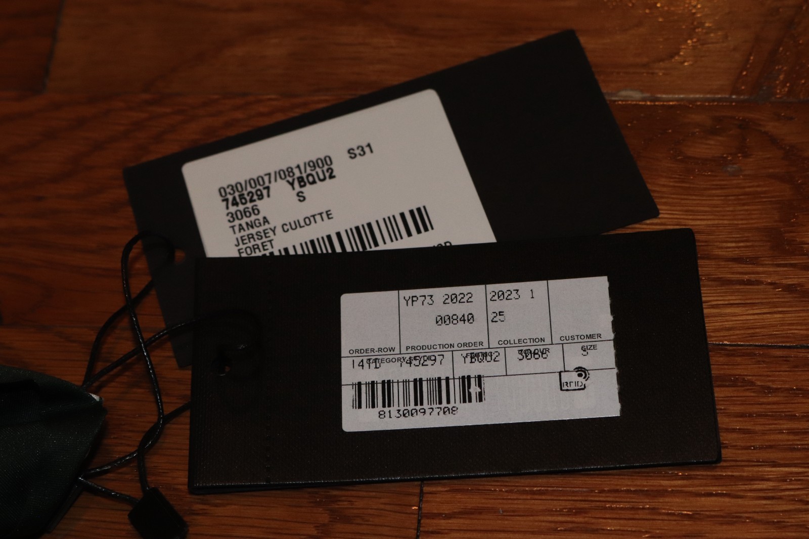BNWT Saint Laurent Jersey Culotte Tanga Panty MSRP $490!!!