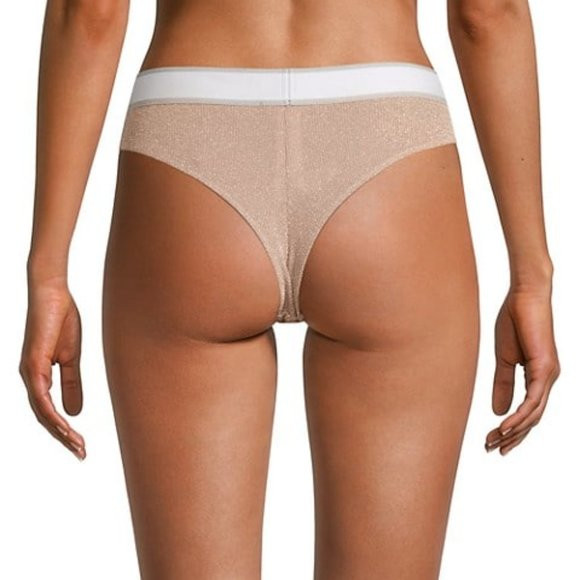 Balmain Logo Band Brazilian Panties Sz 36 / US 4