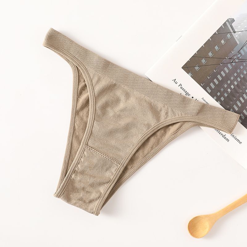 Gstring High Cut Panty-Brazilian Seamless Thongs Women Bottom Lingerie Underwear