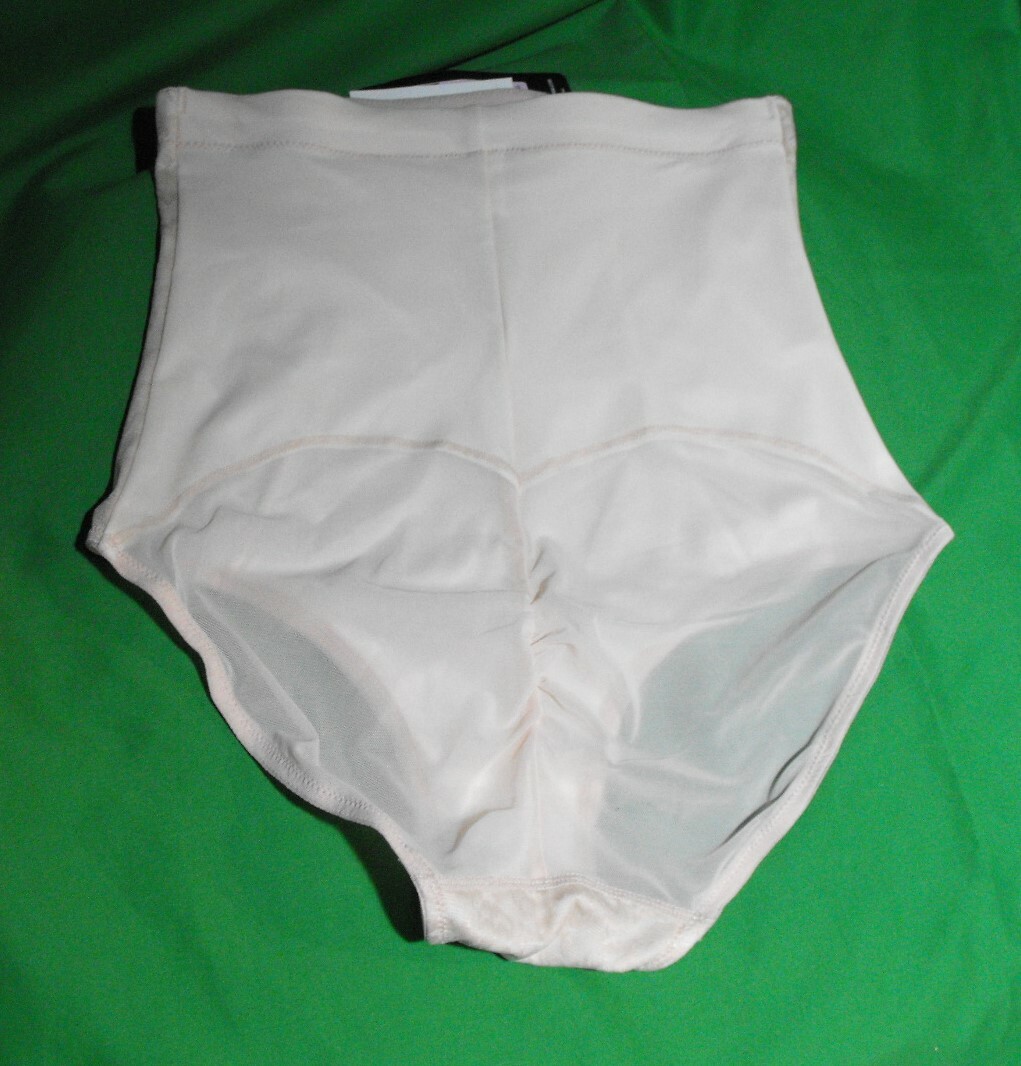 NEW MAIDENFORM DM2005 OOH LA LACY Y4T LACE/MESH HI WAIST BRIEF PANTIES 2XL