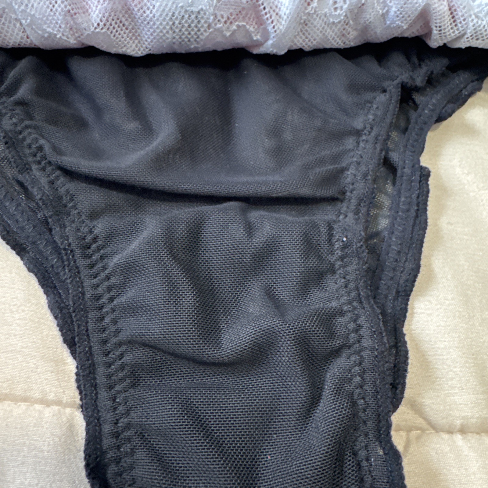 FRENCH AFFAIR NYLON SPANDEX BIKINI PANTIES 3 PACK LARGE WOMENS UNDERWEAR NYLON