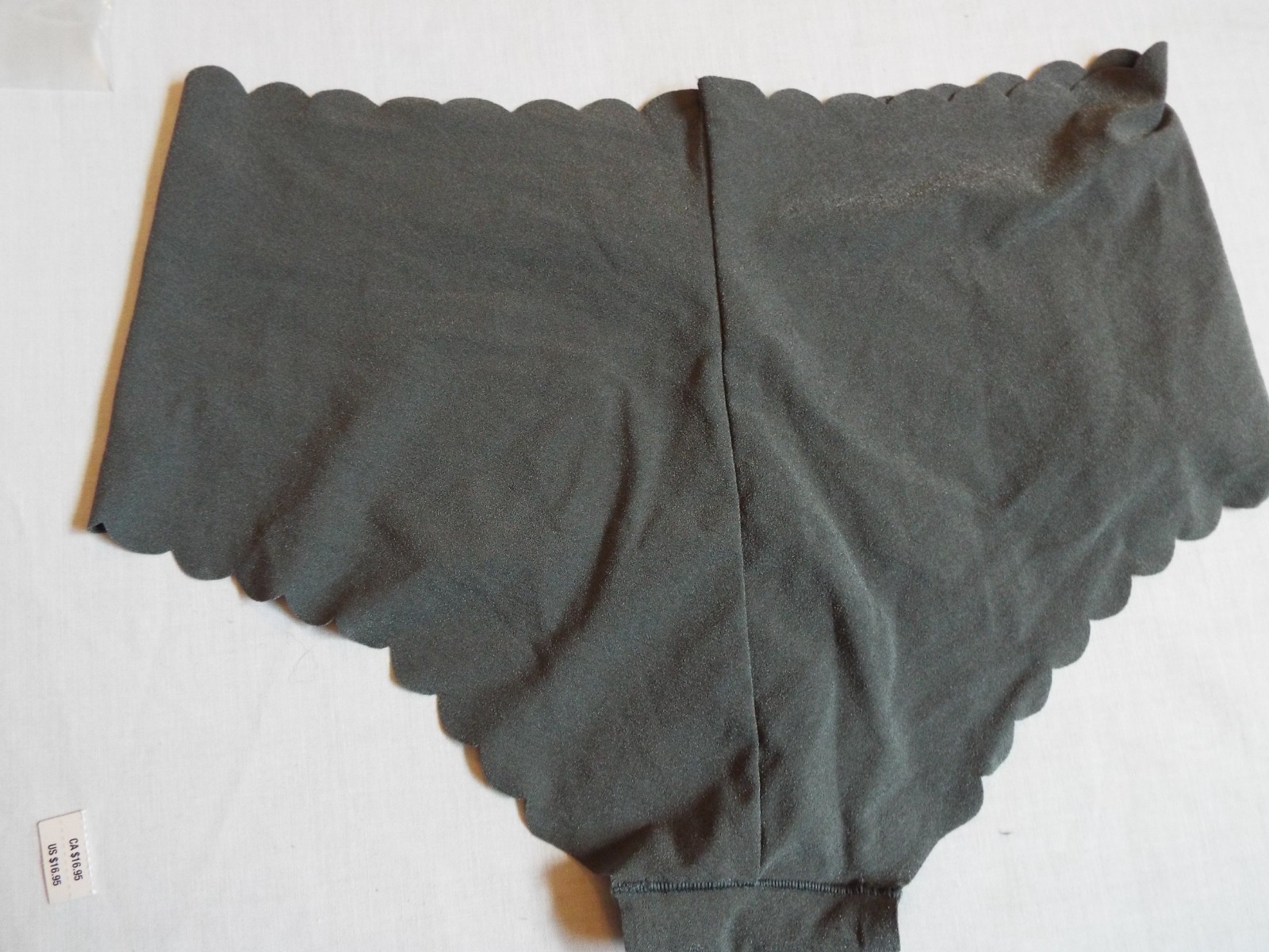 NWT Victoria’s No-Show Cheeky Panty M olive green