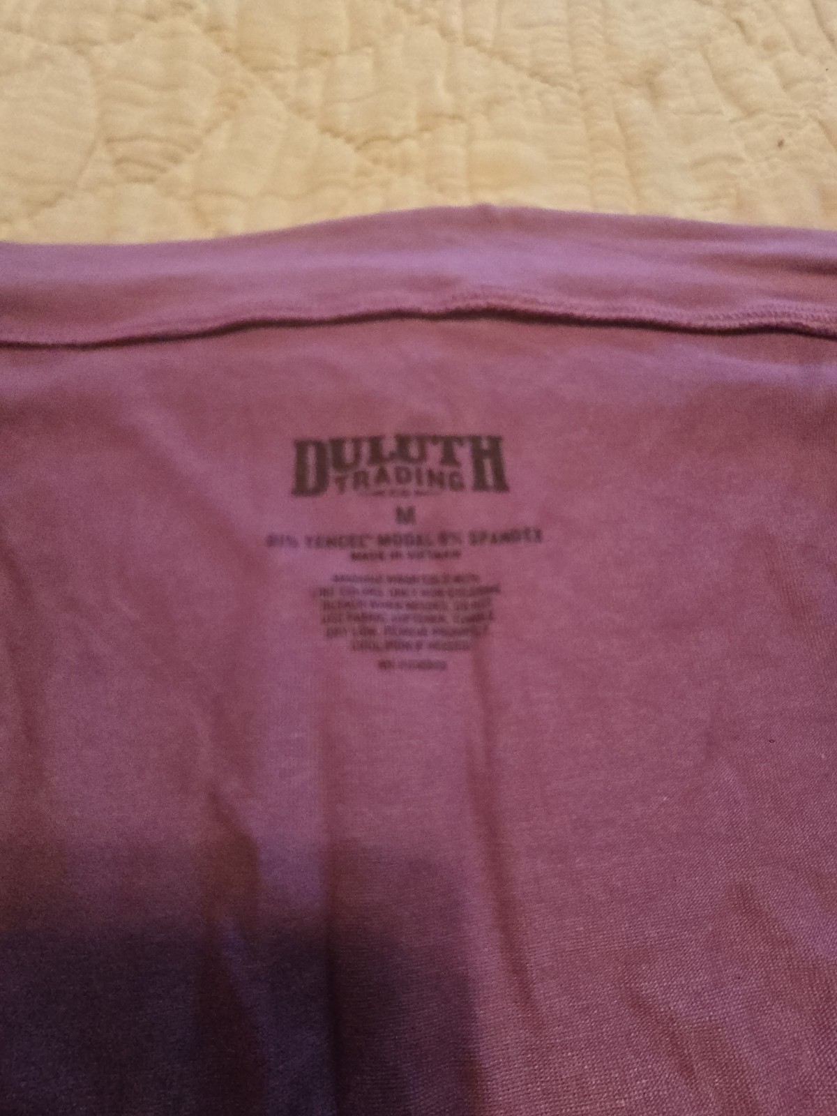NWOT Duluth Trading Co Purple Tencel Modal/Spandex Purple Medium Hi-Cut Panty